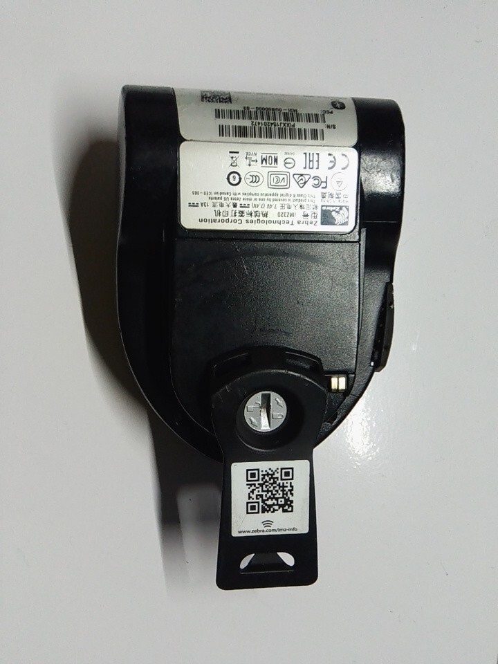 Untested Zebra iMZ320 Mobile Wireless Bluetooth Thermal Receipt Printer