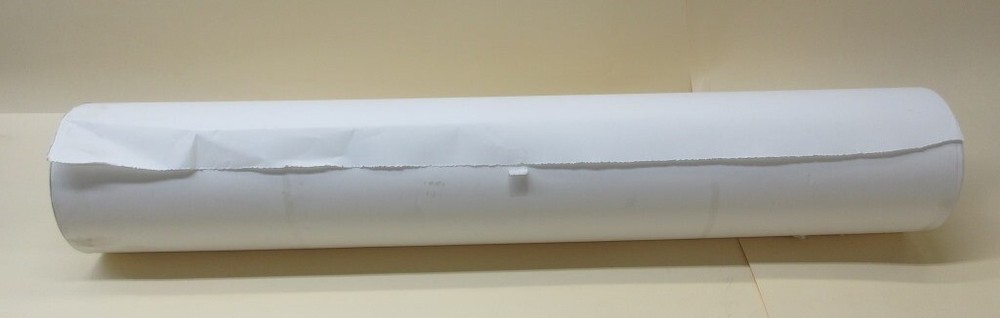 WHITE PAPER, 1 ROLL, 04110552, 36" WIDE X 200', 6.5" OAD, 3" CORE SIZE
