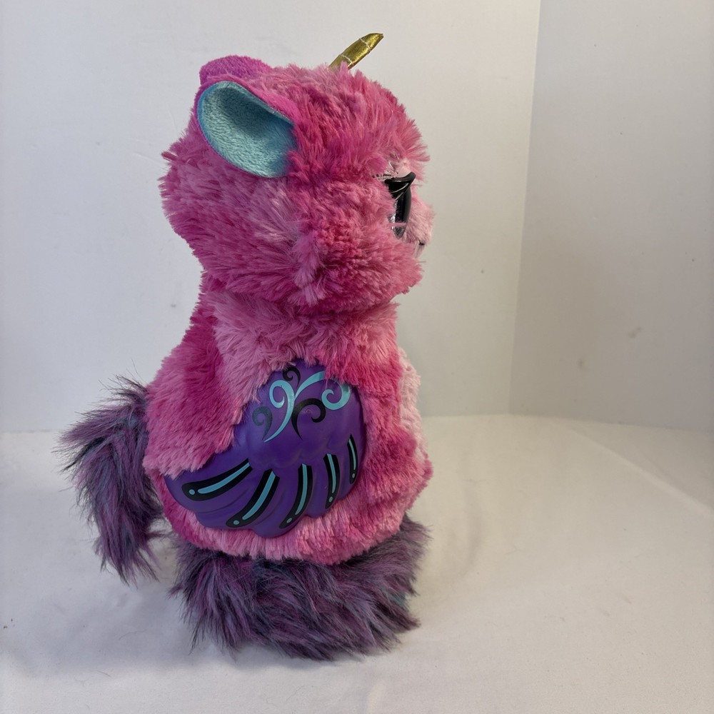 Hatchimals Llamacorn Neck Grows 32” Talks Eyes Light up Multi Pink Interactive
