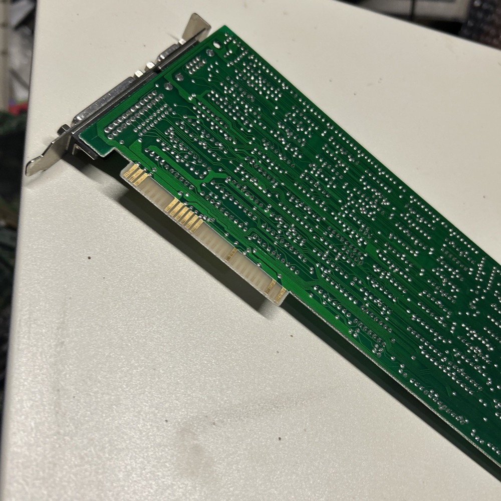 IBM PC XT BLACK&WHITE / PARALLEL MONOCHROM 8 BIT ISA VIDEO CARD tested