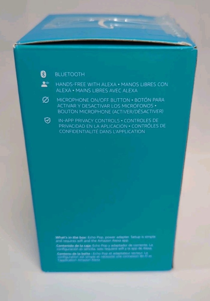 Amazon Echo Pop 1st Gen Alexa Smart Speaker - Charcoal