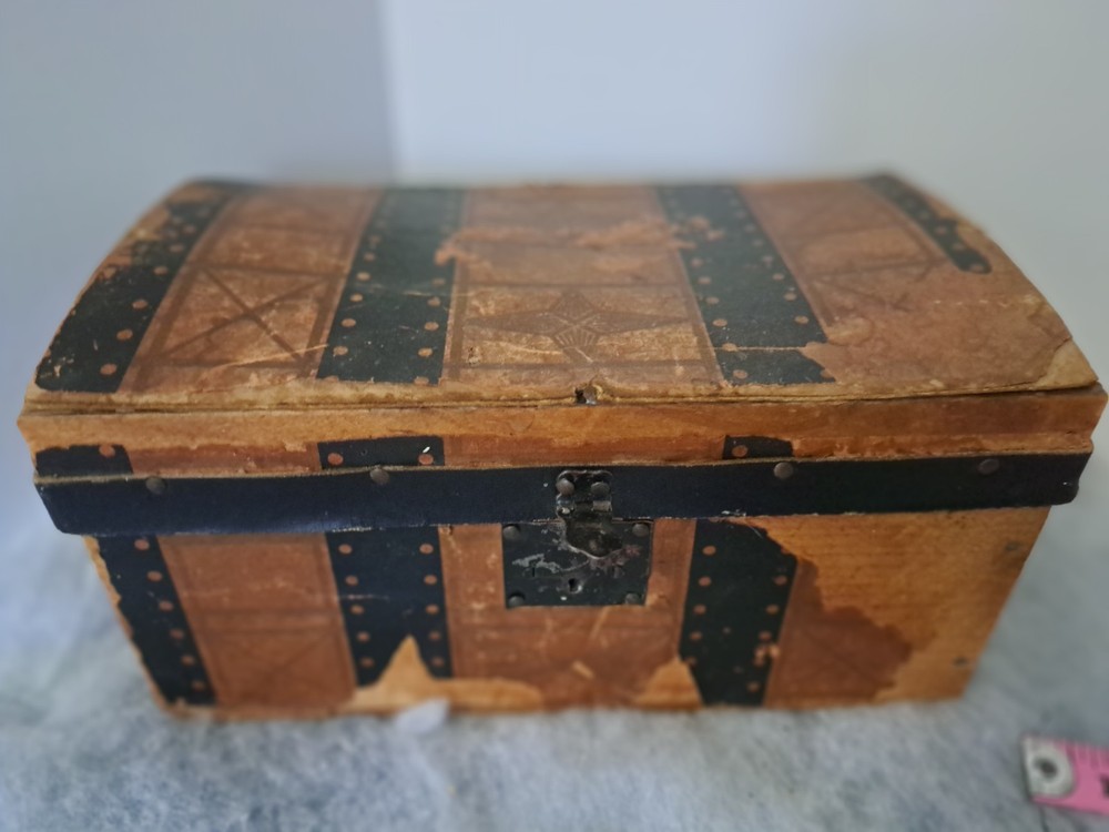 Antique Small Doll Trunk