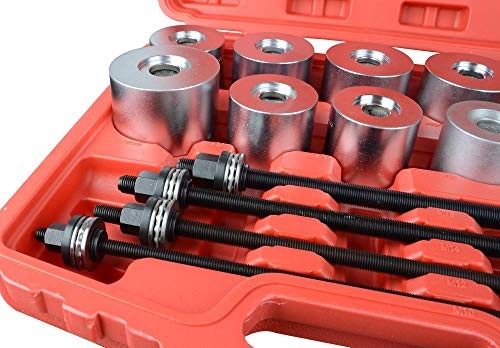 27Pc Universal Press and Pull Sleeve Kit Bush Bearing Removal Insertion Tool