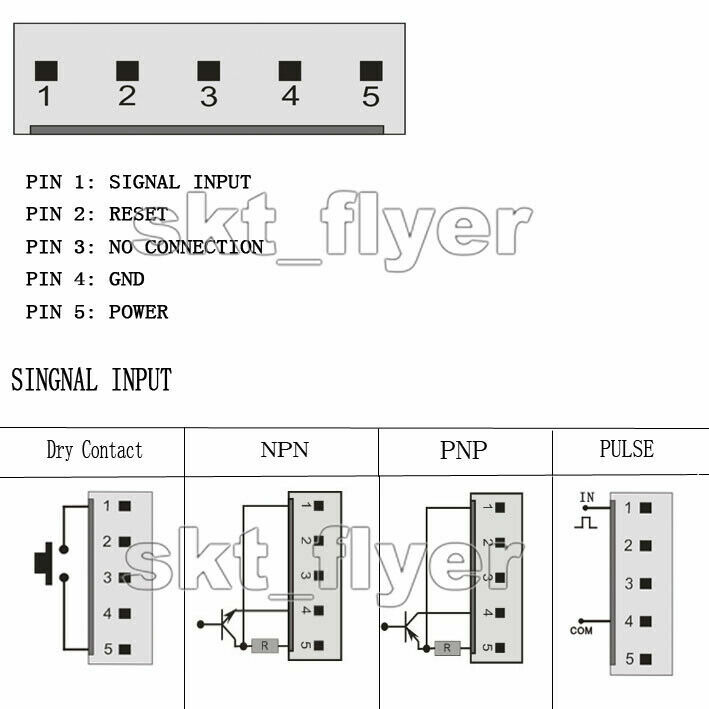 DC 5V 0.56" Red LED Digital Counter & Timer & Meter count Multi-function 79*43mm