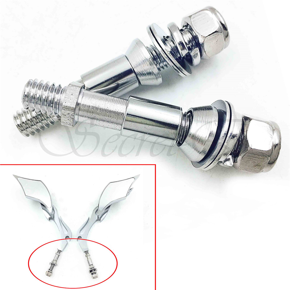 Mirrors Turn Signals Mount Hardware Adapter Bolt For Harley Classic Custom