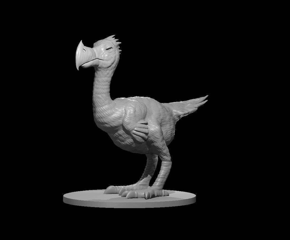 Axe Beak Mini - DND - Pathfinder - Dungeons & Dragons - RPG - Tabletop - mz4250-