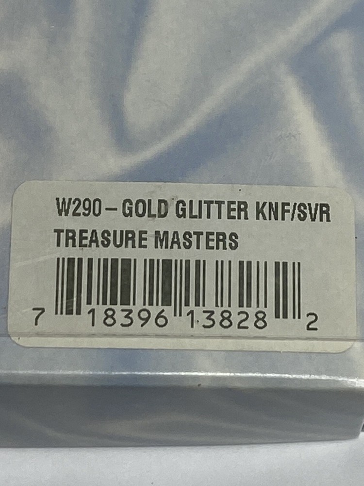 Treasure Masters Gold Glitter Wedding Knife And Server Set