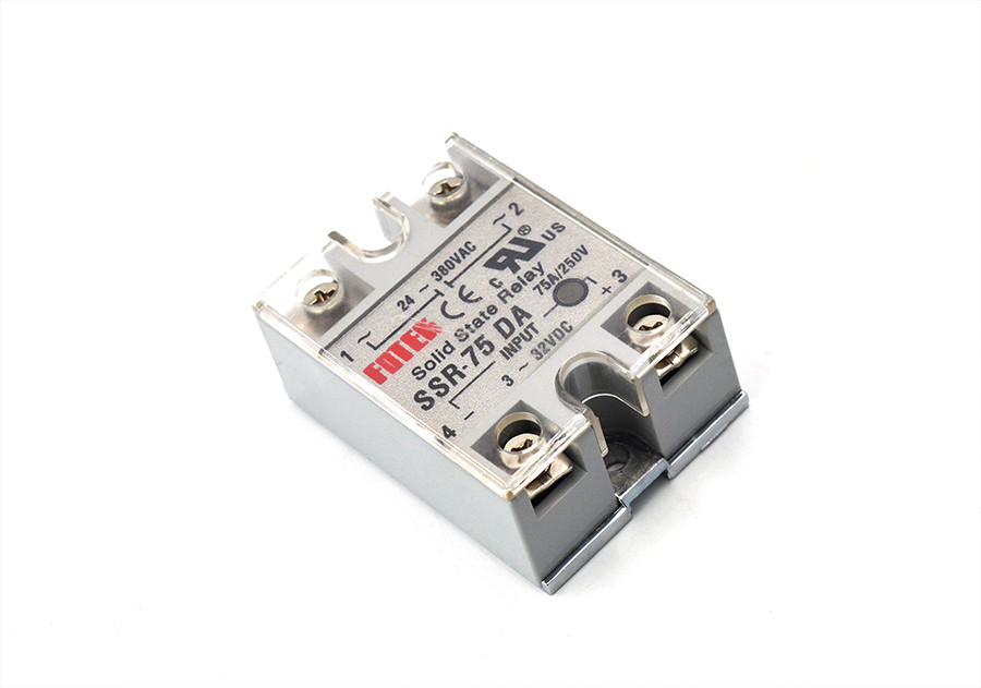 SSR-75DA Covered Solid State Module Relay DC 3-32V AC 24-380 V✦Kd