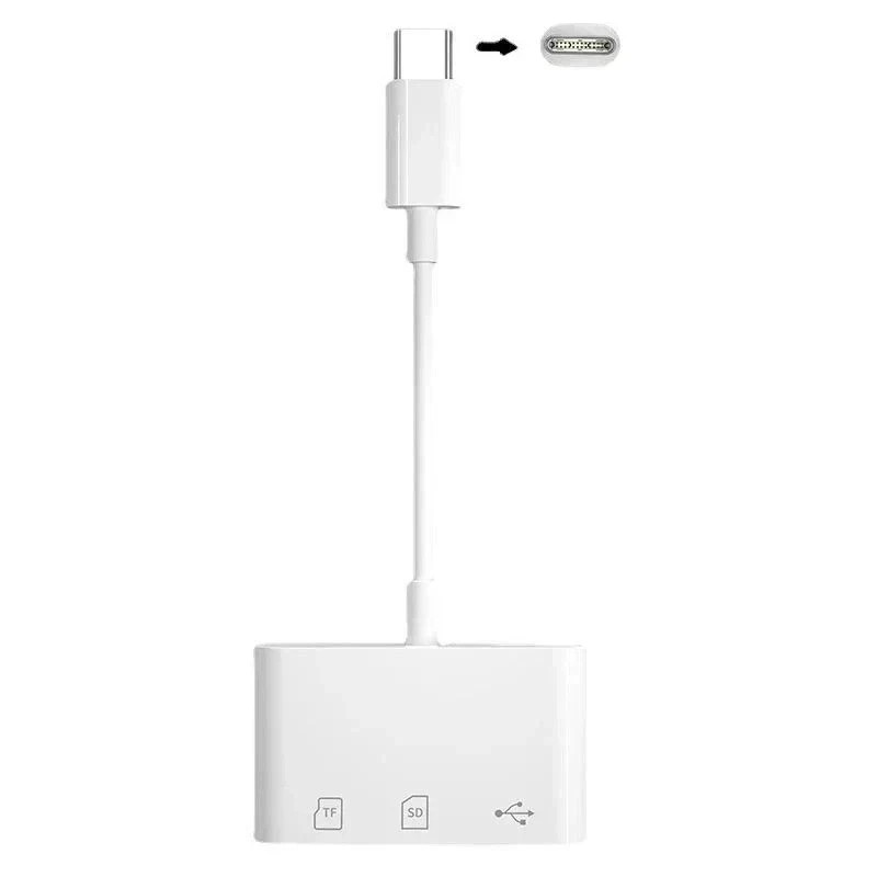 USB C SD Card Reader for iPhone Android Macbook Micro SD to Type C OTG Adapter
