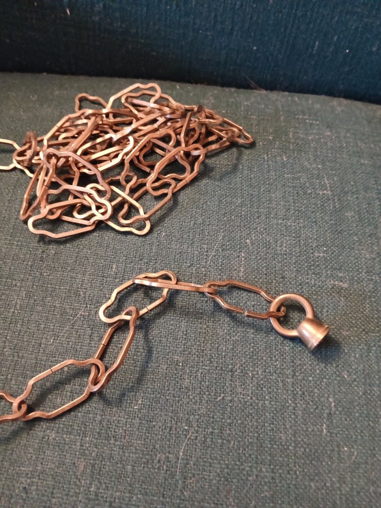 OLD VINTAGE UNIQUE DESIGN HANGING LAMP CHAIN