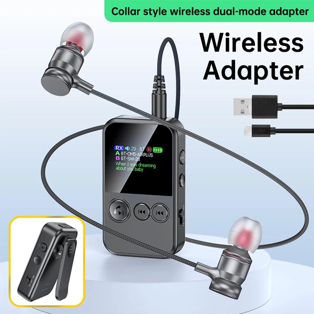 Bluetooth Adapter 5.4 for Car Use with Answer Call Function and Charging Line