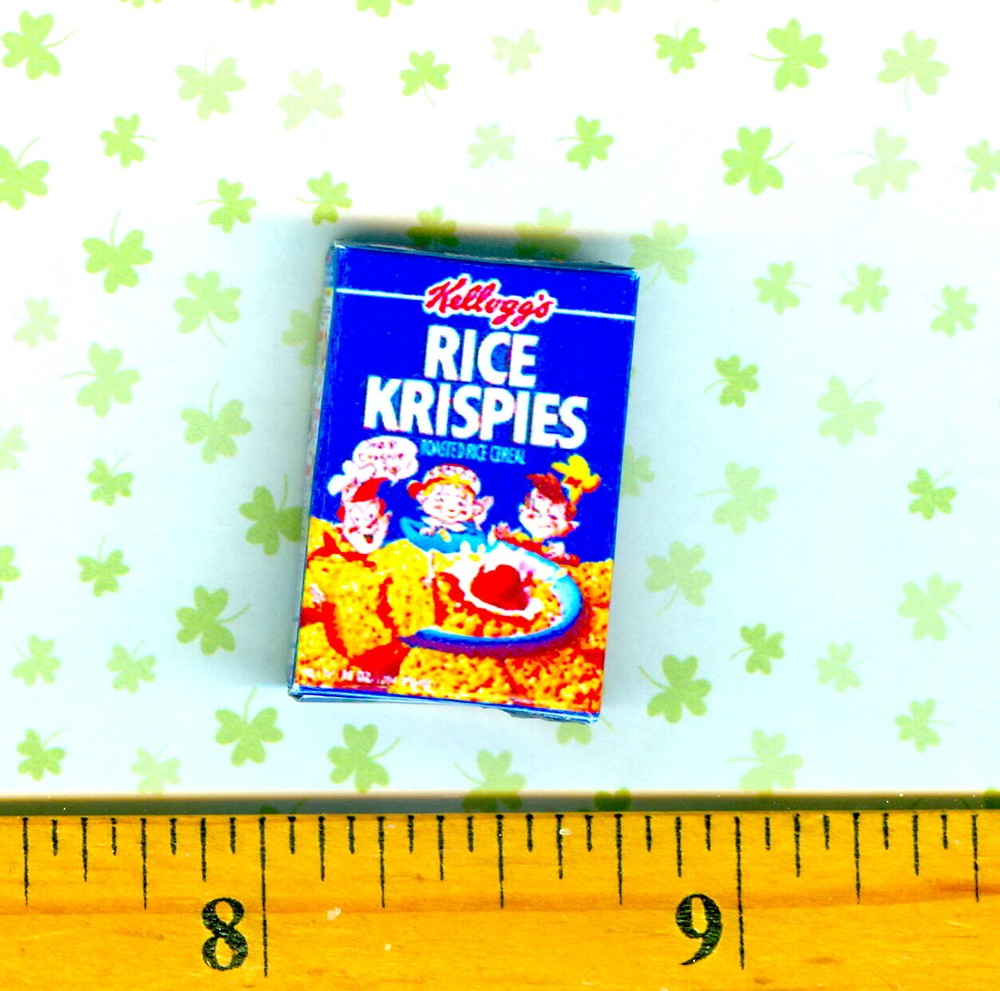 Dollhouse MINIATURE Size Breakfast Cereal Box  # Rice K