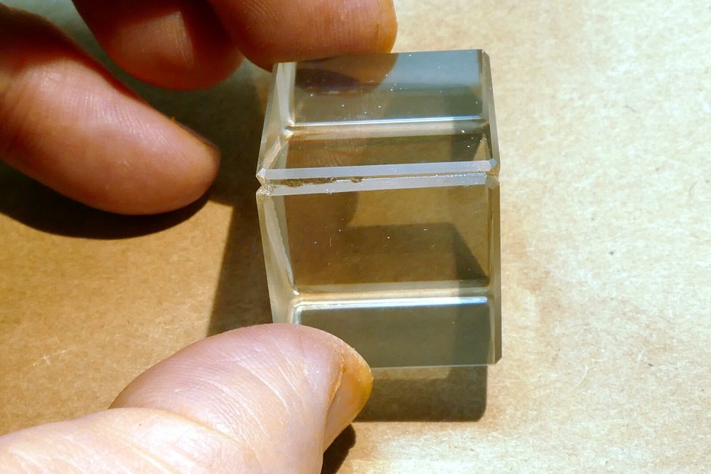 25.6mm Wire Grid Polarizing Cube 1" 400-700nm