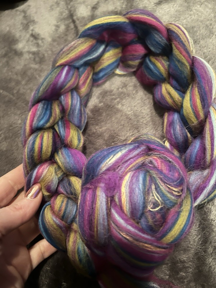 Merino Silk Roving