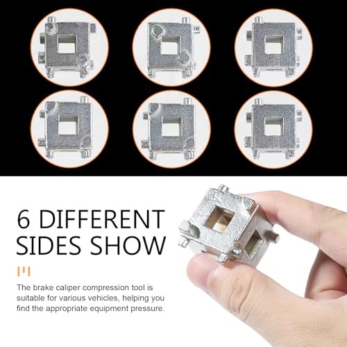 Cube Brake Caliper Compression Tool, 3/8" Steel Car Rear Disc Brake Piston