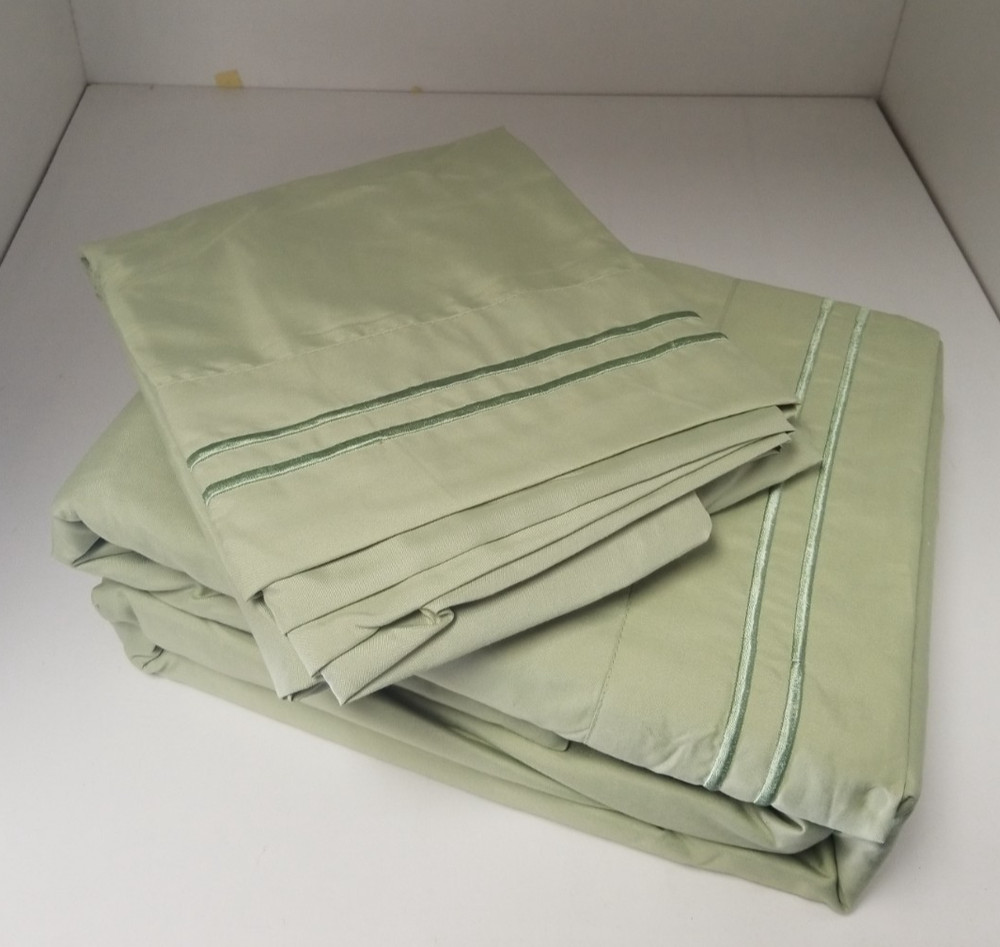 Super Single SHEET SET hard side WATERBED Double Brushed Microfiber ❤ unattached