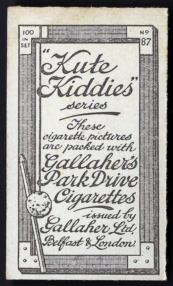 GALLAHER - KUTE KIDDIES - #87 AND ALWAYS COULD