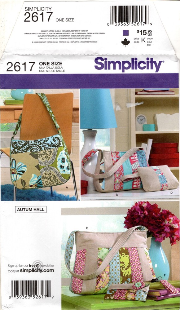 "Totes & Organizers" ©2005 Simplicity Home Decorating Sewing Pattern #4535 UNCUT