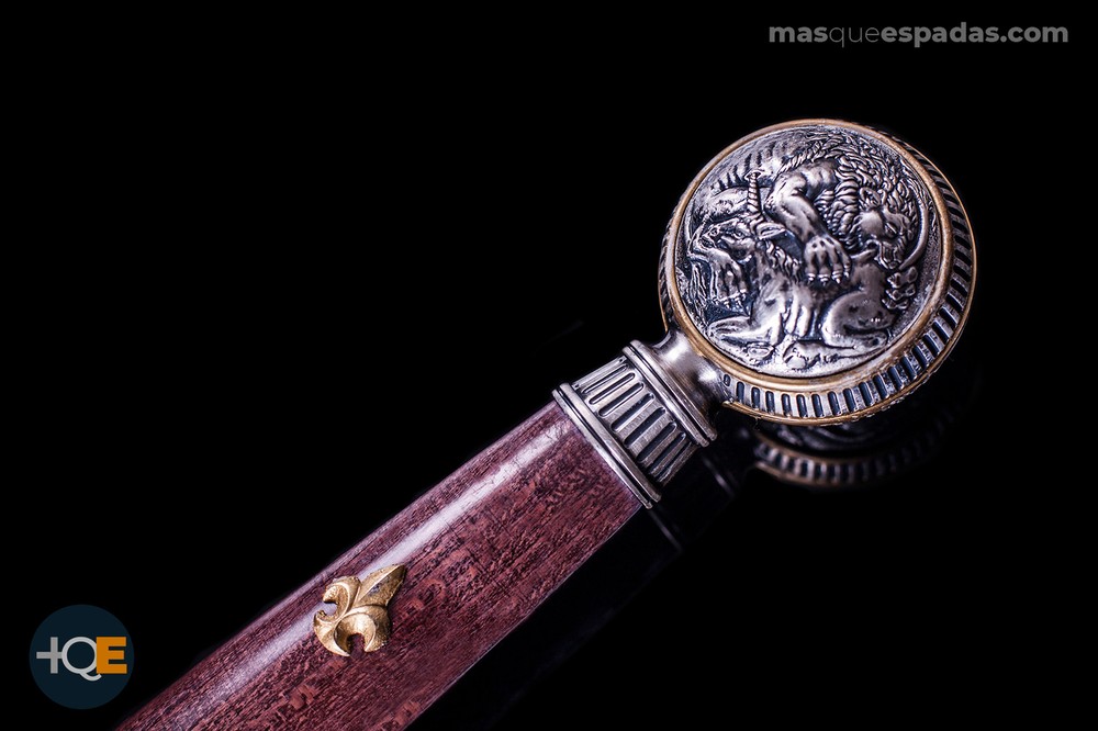 Claymore Silver Mandoble Decorated in Gold