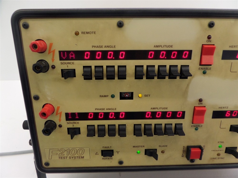 Doble F2100 Test System - Missing Switches Missing Fan