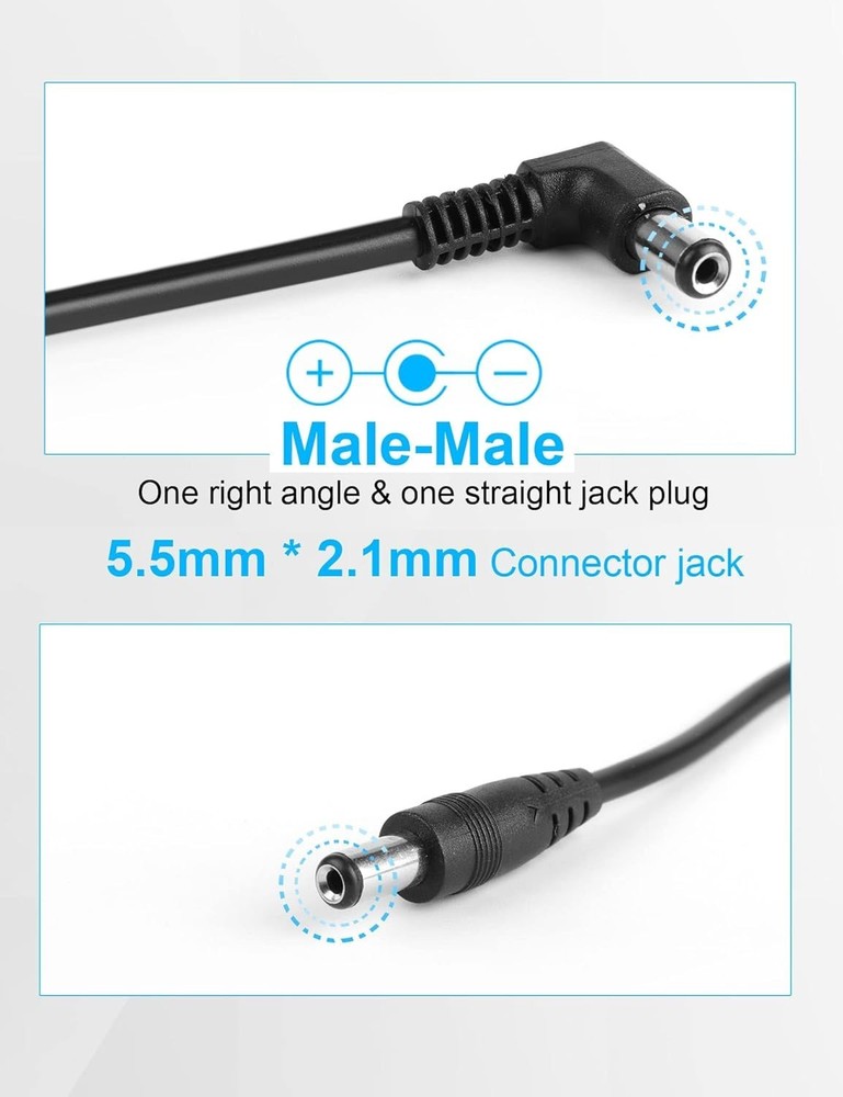 Guitar Effect Pedal Power Lead 8 Pack