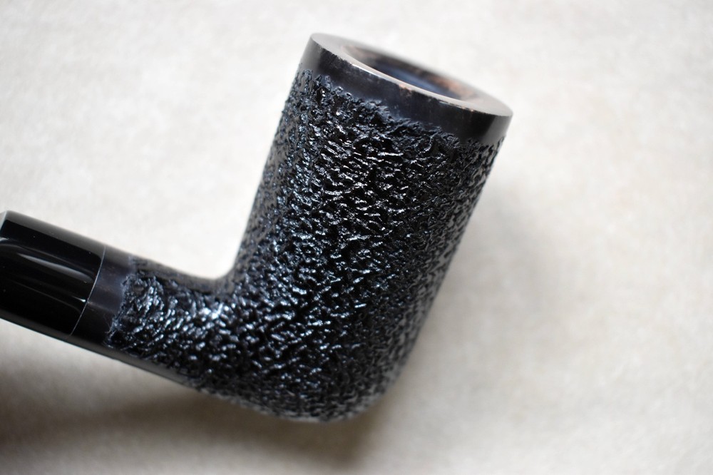Moretti Pipe Black Rusticated Chimney Freehand