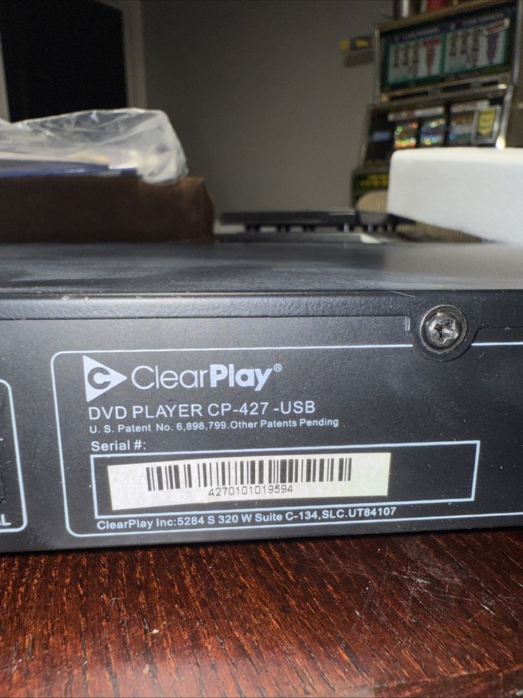 ClearPlay Anccor Content Filter DVD Player CD USB Skip Violence Profanity *READ*