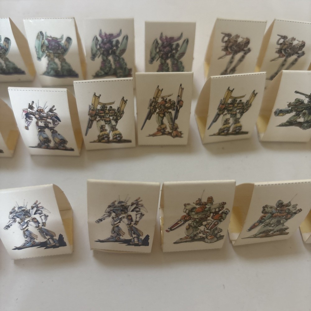 Vintage Battletech Combat Cardboard Character Standees
