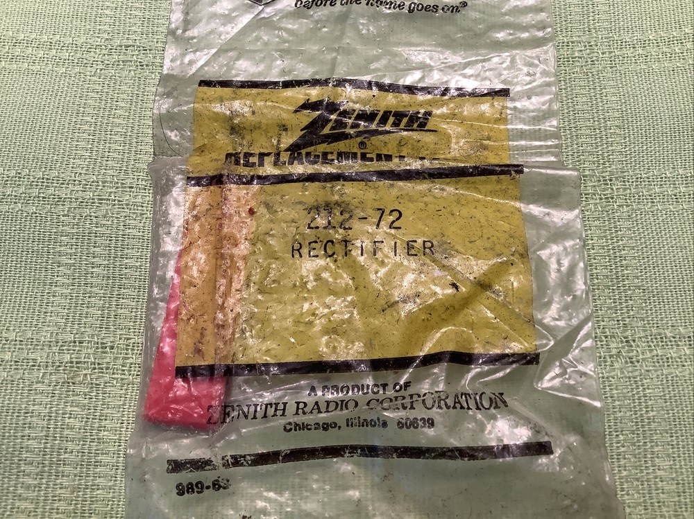 Zenith oem part #212-72 rectifier