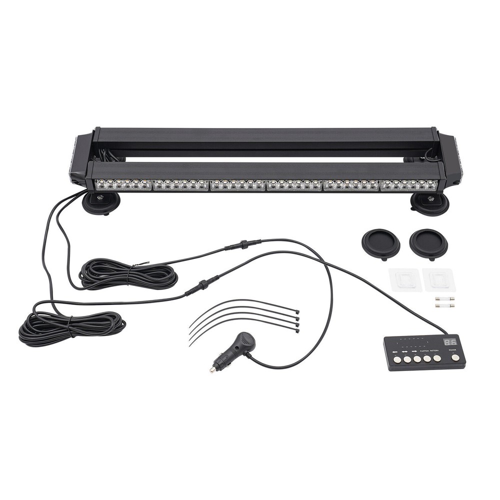 28.4" 80 LED Amber LED Strobe Light Bar, Emergency Strobe Light, Strobe Light