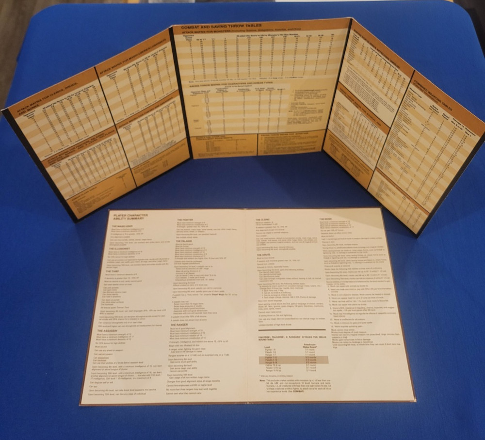 Dungeon Master's Screen - AD&D REF1 9146