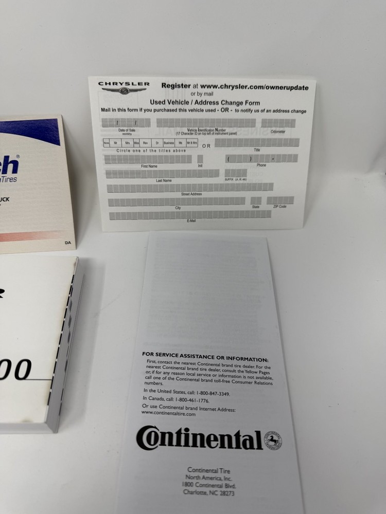 2008 Chrysler 300 Owners Manual OEM Complete Set