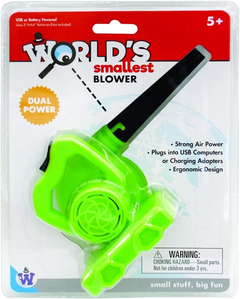 Portable Ergonomic Leaf Blower - Lightweight, USB & Battery Powered Mini Gadget