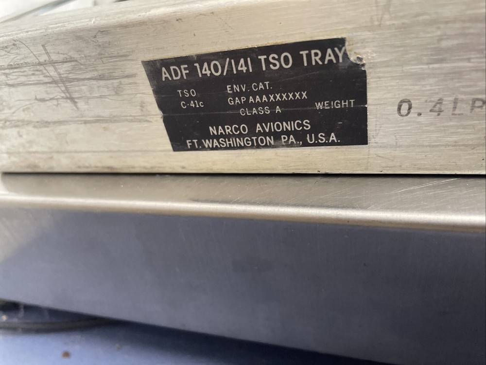 Narco Avionics ADF 141 TSO For PARTS / CORE Untested