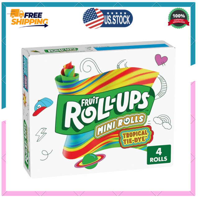Fruit Roll-Ups Tropical Tie-Dye Mini Roll-Ups 4 CT