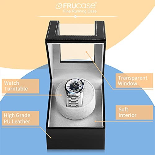 Watch Winder for Automatic Watches Watch Box Automatic Winder with Black