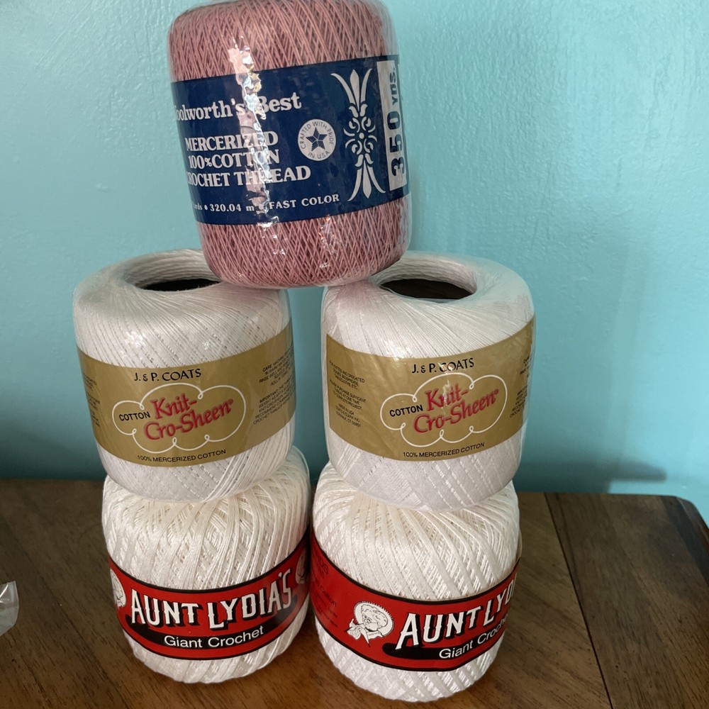 Crochet Thread Lot