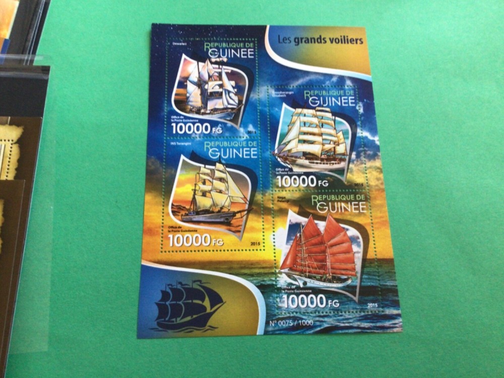 Guinea Ships 2 mint never hinged stamps sheets A16974