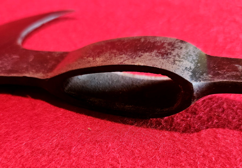 LARGE Vintage Spiked Ax Axe Head