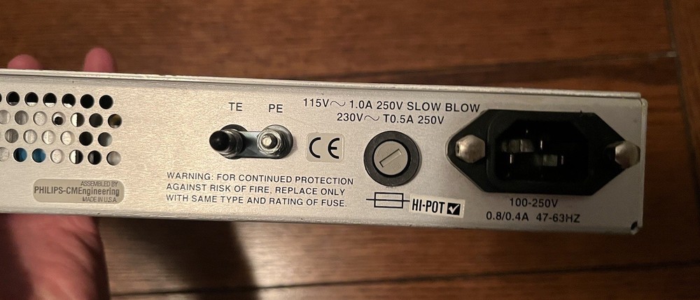 UNTESTED Philips CP 3832 Control Panel / Routing Switcher