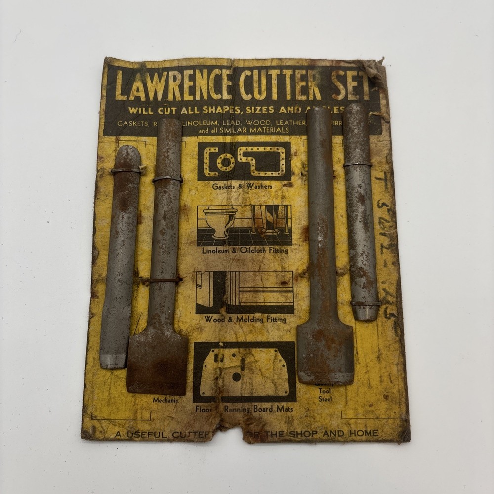 (d) Vintage Lawrence Tools Cutter set