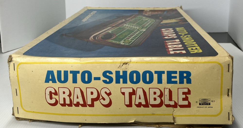 Vintage Waco Auto-Shooter Craps Table Automatic Dice Roller Complete-Tested