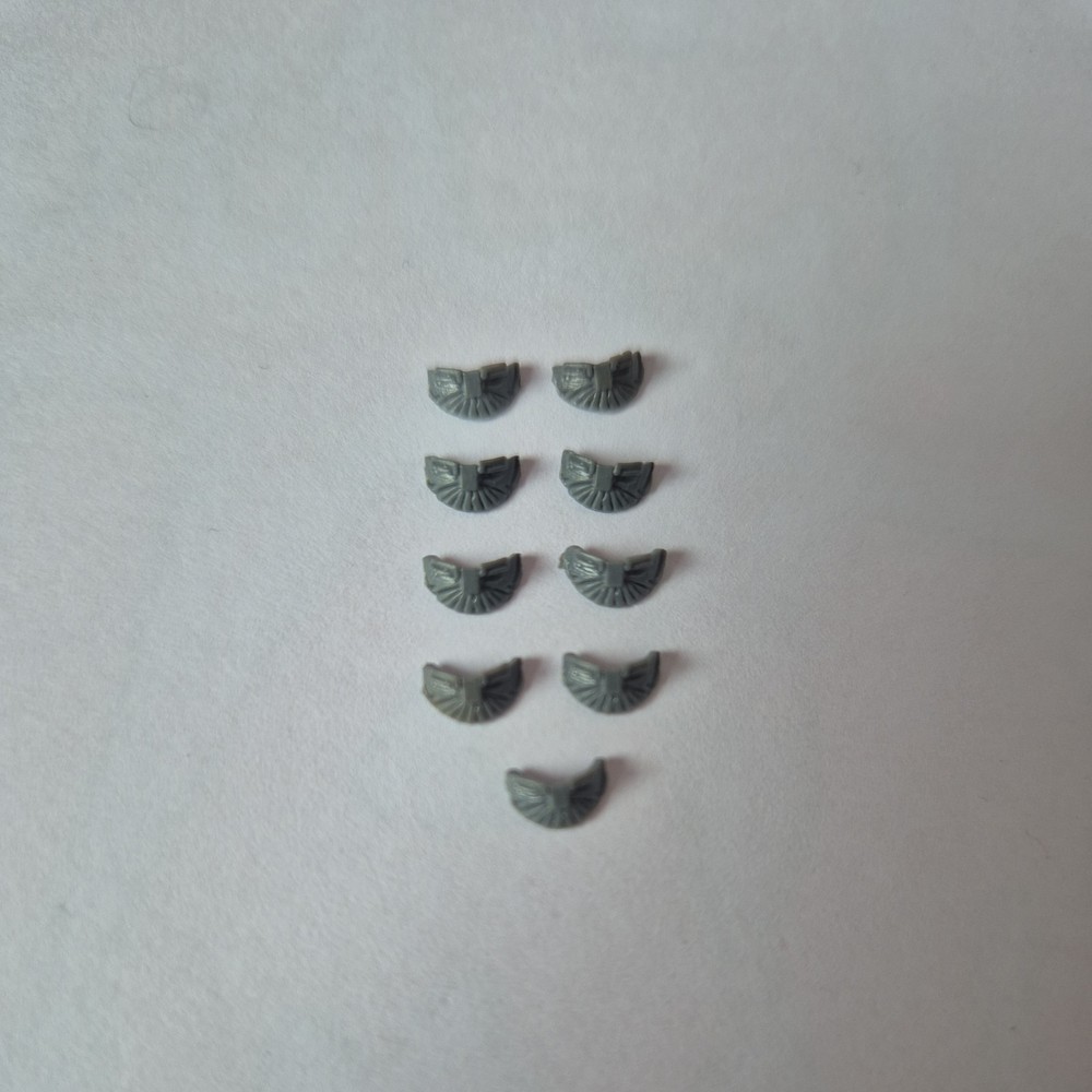Warhammer Dwarf Warrior Mask Visor x 9