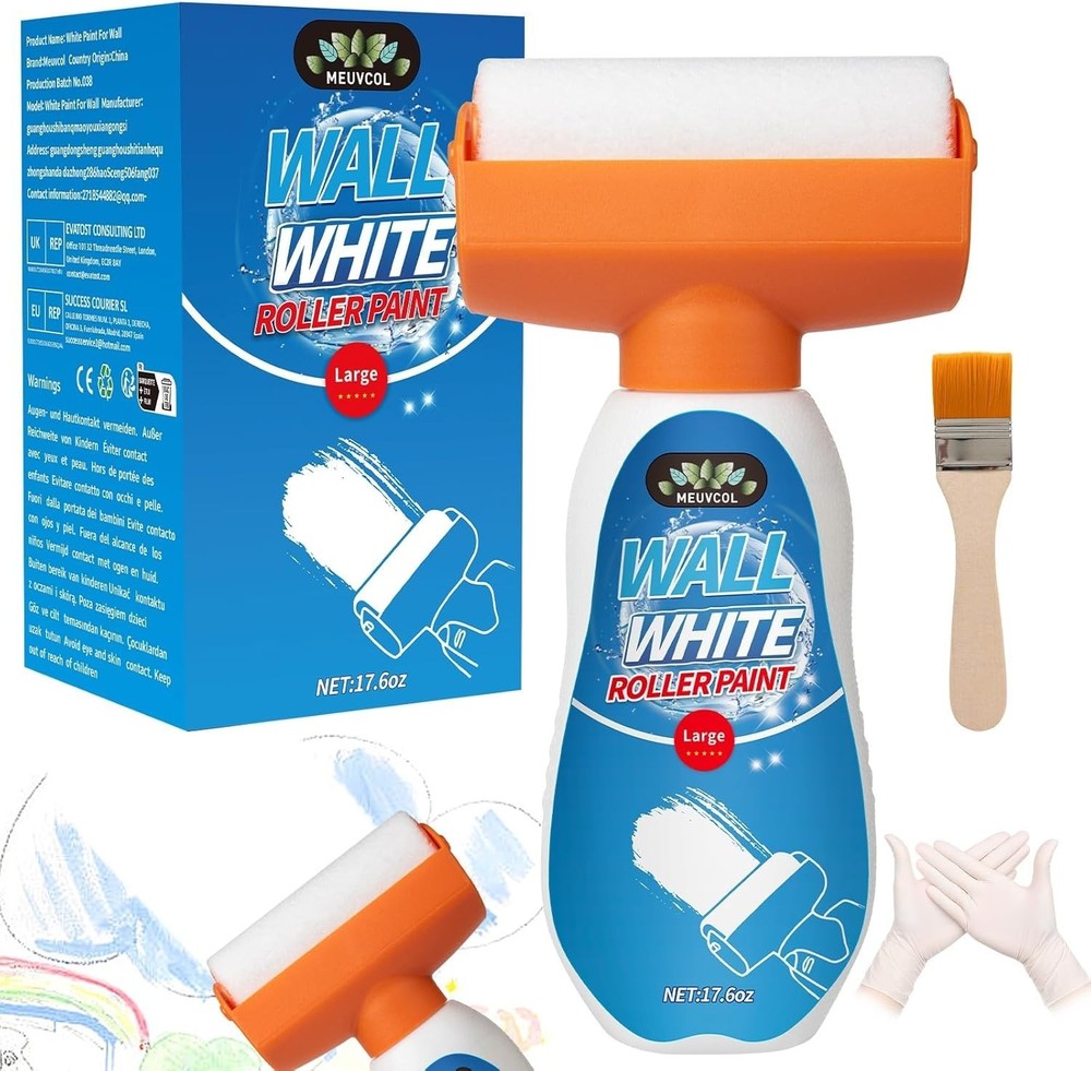 17.6 Floz Wall Touch Up Paint With Roller