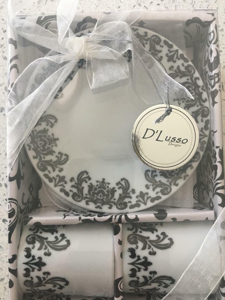 D'LUSSO DESIGN NEW PACKAGED ESPRESSO COFFEE  SET