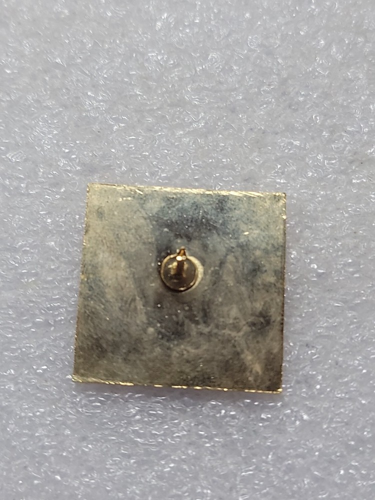 McDonald's Server On A Platter Enamel Lapel Pin Vintage Single Clutch Back