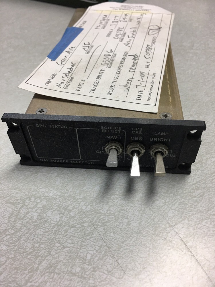 MSI Avionics Integrated Navigation Source Selector and Display Unit