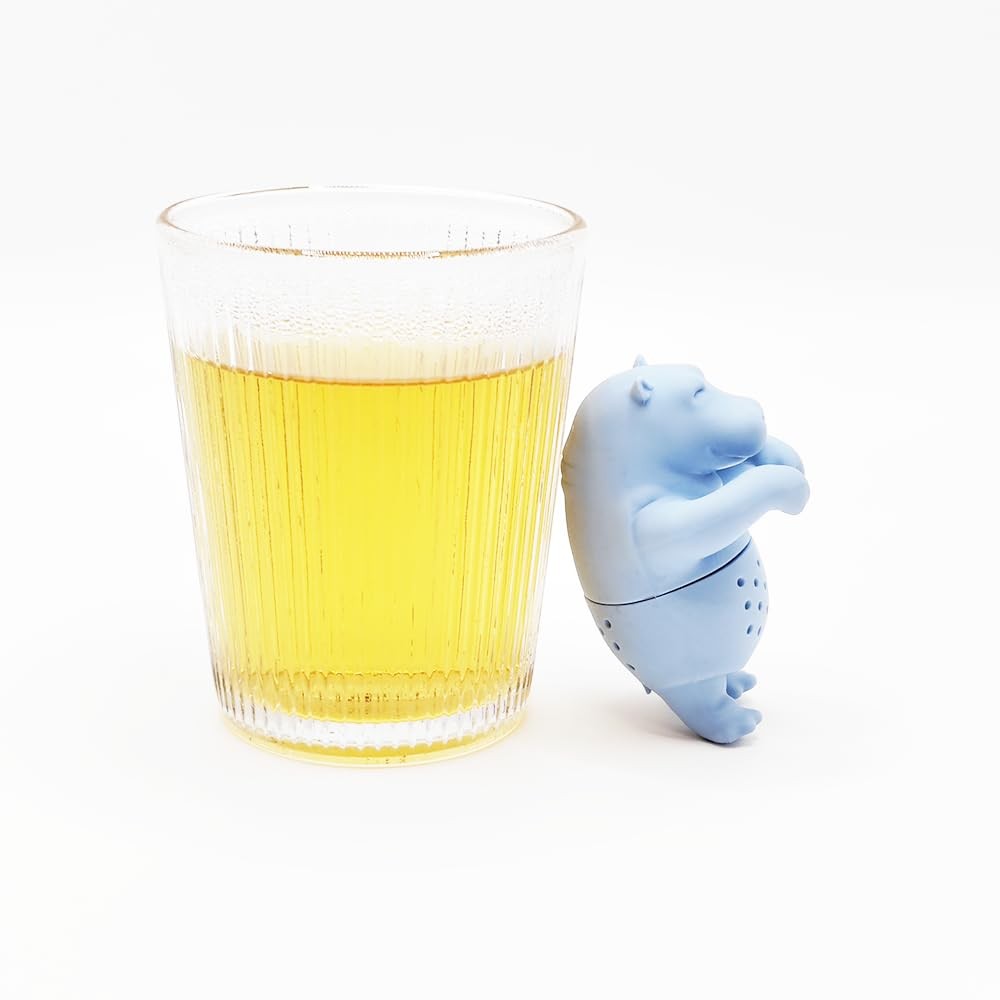 HADEWEITE 2pcs Silicone Tea Infuser Loose Leaf Strainer Gloves + Socks Set