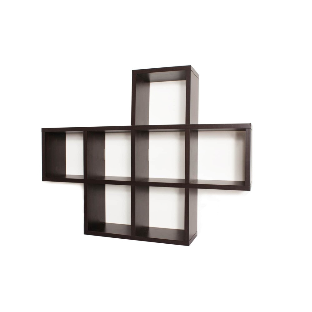 Danya B. Cubby Laminated Veneer Shelving Unit Storage