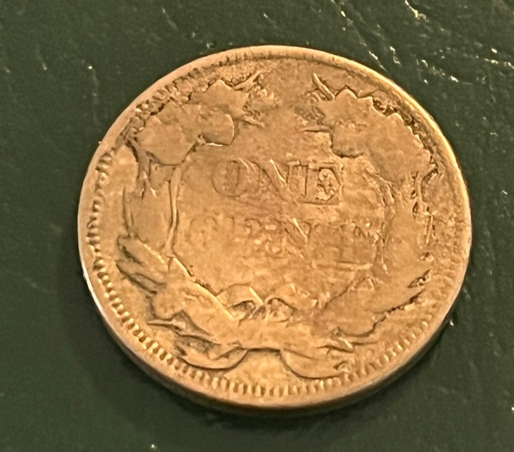 1858 LL Flying Eagle cent Fine , nice coin !